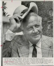 1975 Press Photo Actor Joel McCrea in Los Angeles - hpp42154