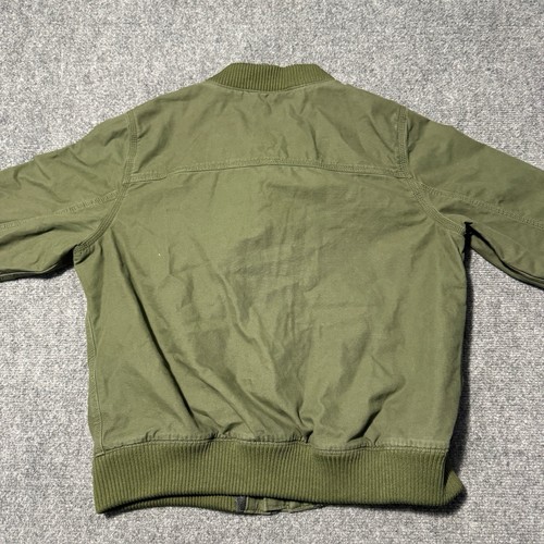 Carhartt Bomber Jacket Woman’s XS Relaxed Fit Full Zip Stained Green - Picture 10 of 11