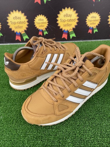 Adidas Originals ZX 750 Brown,Cloud White,Gum,Metallic Gold Mens Trainers UK 7.5 - Picture 10 of 15