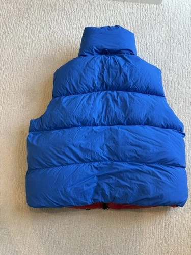 Canada Goose Angel Chen Bayan Reversible Puffer Vest Red/Blue Mens Size L 8825MC image 4