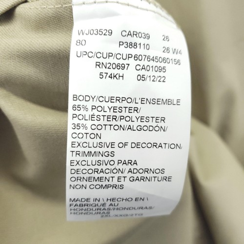 NEW Dickies Shirt Men 2XL Khaki Original Fit Long Sleeve Work Button Front 574KH - Picture 9 of 12