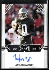 2022 Leaf Draft - Autographs Jaylen Watson #BA-JW3 (AU, RC)