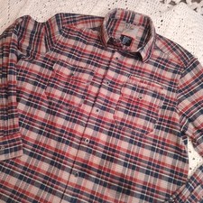 5.11 Tactical Shirt Men M Check Plaid Flannel Snap Button Performance Outdoor