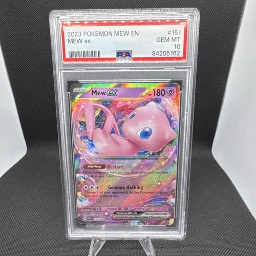 Pokémon Mew ex Full Art Holo Double Rare 151/165 Scarlet & Violet 151 PSA 10 EN