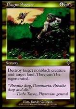Plague Spores -Foil Medium Play MTG Invasion