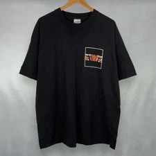 Screen Stars Vintage 90s Tiger Eyes Graphic Print Single Stitch T-Shirt Mens XXL