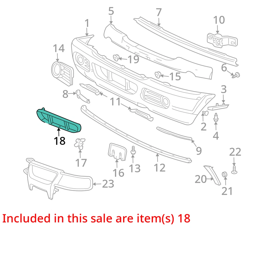Parachoques de parrilla delantera Ford Explorer 2002-2005 no incluido DHNC6 Foto 2 de 3
