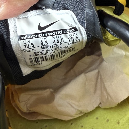 Nike Hypervenom Phantom 1 FG Soccer Cleats Sz 10.5 Vibrant Yellow/Volt Ice RARE - Picture 11 of 15