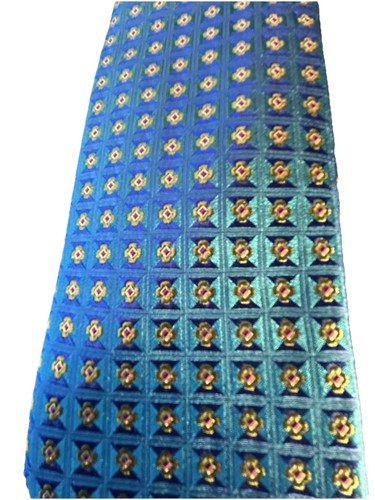 Ted Baker Krawatte 100% Seide Türkis & Royalblau - Bild 2 von 4
