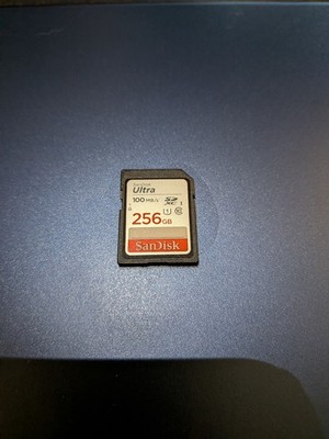 SANDISK 256GB Ultra SDXC UHS-I Memory Card - 100MB/s, C10, U1, Full HD, SD Card