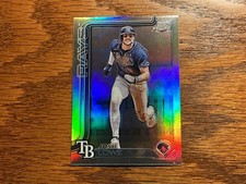 2025 Topps Chrome #111 Josh Lowe Refractor Tampa Bay Rays