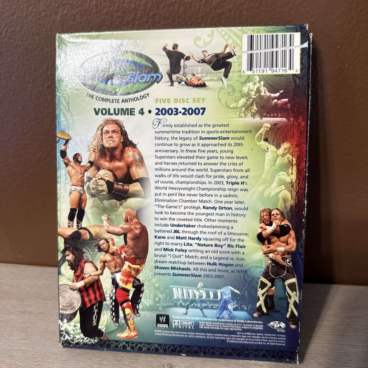 WWE Summerslam The Complete Anthology Volume 4 - 5 DVD Set