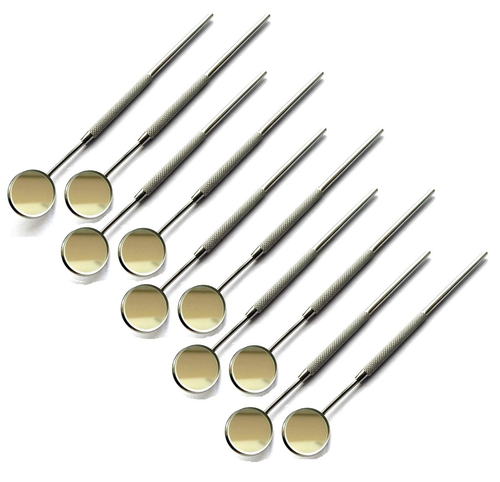 Espejo bucal dental de 10 piezas #5 con mango instrumento dental - Imagen 7 de 12
