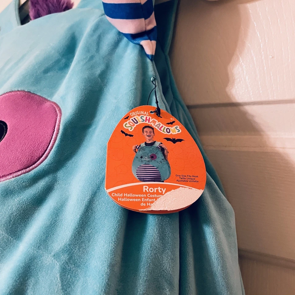 ¡NUEVO! ¡NUEVO CON ETIQUETAS! Disfraz Original Squishmallows Rorty Monster Peluche Niños Talla Única Foto 3 de 4