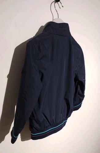Ted Baker Boys Age 2-3 Lightweight Jacket Navy Blue Zip Up Elastic Cuffs Waist - Picture 8 of 11
