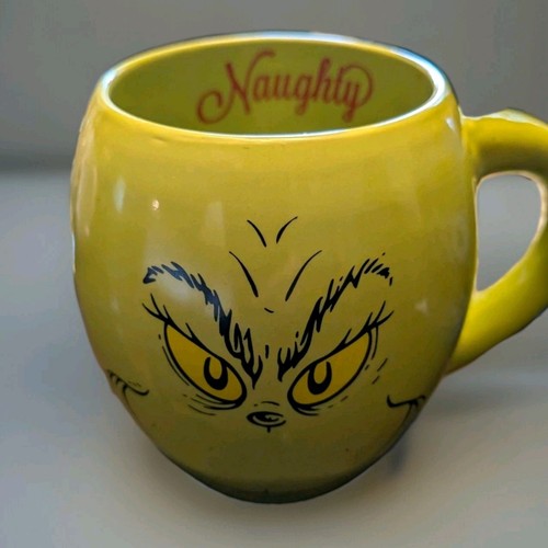 The Grinch “Naughty Or Nice” Dr. Seuss 18oz Large Ceramic Coffee Tea Cocoa Mug - Picture 5 of 8