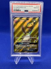 Pokemon Sun & Moon Team Up Ampharos GX #163 163/181 Full Art PSA 10 on eBay