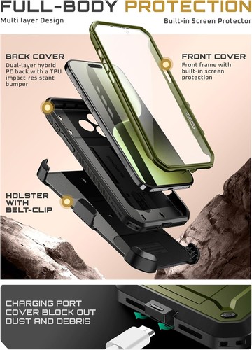 SUPCASE Protección Grado Militar Para iPhone 17 Pro Max Estuche Botón Control Cámara - Imagen 45 de 56