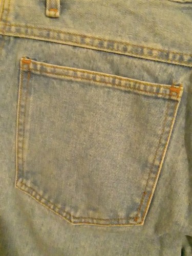 Vintage 90s JouJou High Rise Jean Shorts Womens 12 Light Denim Jorts Grunge  - Picture 4 of 9