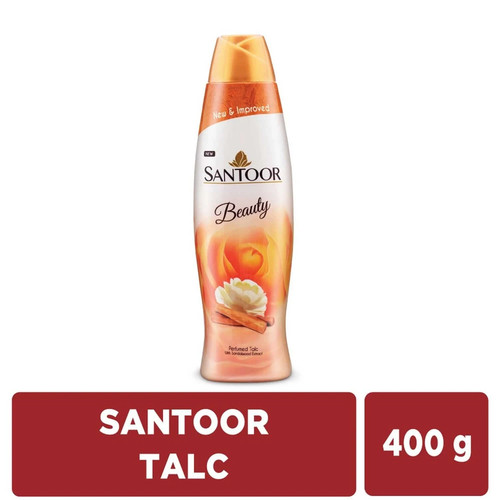 Santoor Beauty Talkum mit Sandelholzextrakten | Sandale, Rose, Moschus & Gera... - Bild 7 von 7