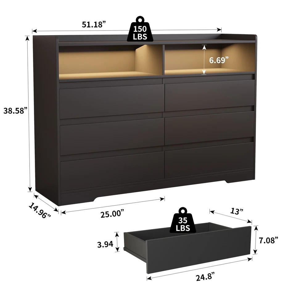 6 ящиков шкаф с розетками питания ящик органайзер для хранения + одежда крюк для дома - Изображение 4 из 4