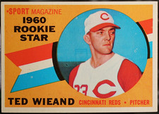 1960 Topps Baseball Ted Wieand 146 EX