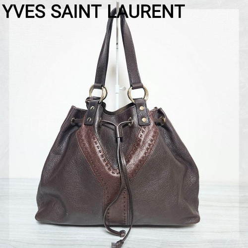 Yves Saint Laurent YSL Tasche Leder Braun Original - Bild 9 von 9