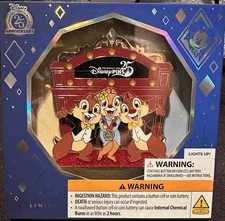 Celebrating 25 Years of Disney Pin Trading Join us for a Celebration Chip n Dale