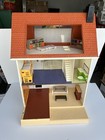 Vintage 1978 Fisher Price Doll House #250 w/ Box Furniture & Extras