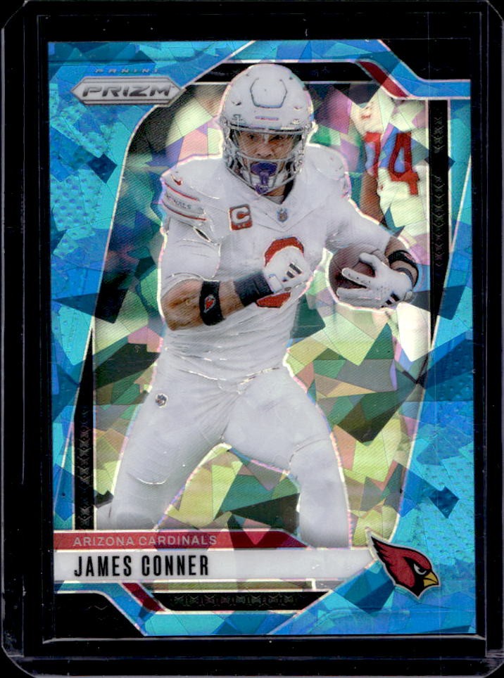 2024 Panini Prizm James Conner Blue Ice #62/99 Cardinals
