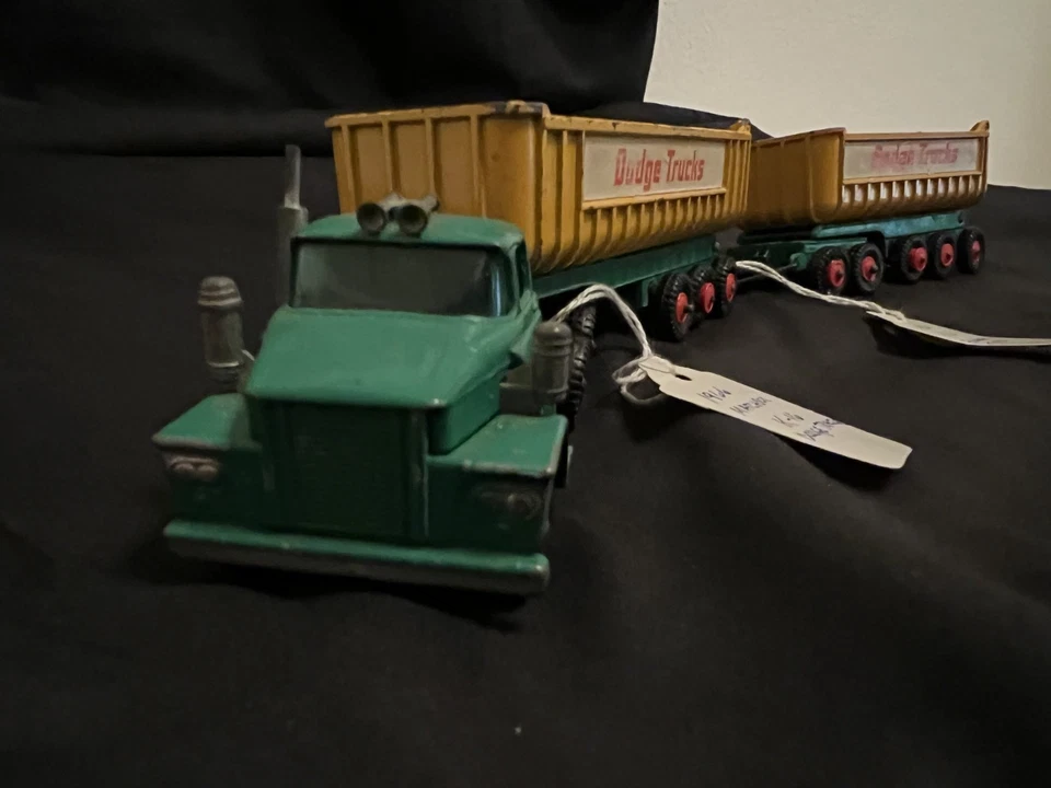 1966 Vintage Lesney Matchbox King Size K16 Dodge Trucks Trailer Fruehauf Tipper - Image 4 of 4