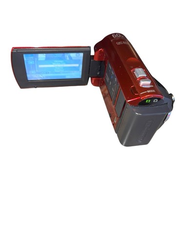 Sony DCR-SX41 Handycam Camcorder Red 8GB Internal Flash Memory Camera/batt Only - Picture 4 of 10