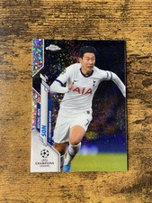 2019-20 Topps Chrome UCL Speckle Refractor Heung-Min Son #85 Tottenham Hotspur