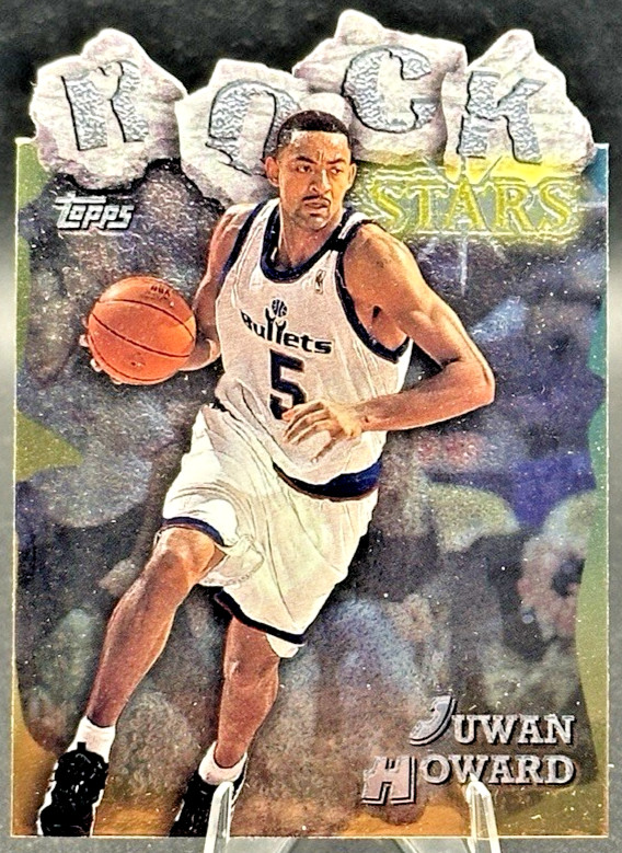 1997 Topps Juwan Howard #RS7 Rock Stars Die-Cut