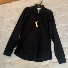 GUCCI [Excellent Condition] Black Dress Shirt, Size 38