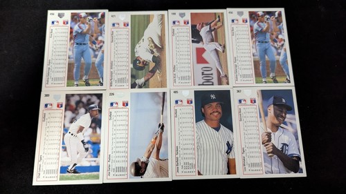 Lote de 8 tarjetas de béisbol 1991 Upper Deck MLB - Andrés Galarraga, Lou Whitaker - Imagen 2 de 2