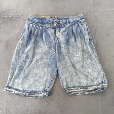 Coda Denim Shorts Vintage Baggy Antique Wash 11 Inseam Pleated Long Size Men 36L