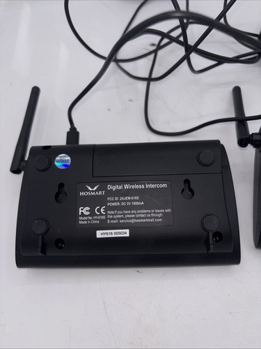 (2) Pack Hosmart HY-616 Full Duplex Digital Wireless Intercom System - Picture 7 of 8