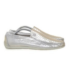 Roberto Botticelli, Loafers, Größe: 40, Silber, Damen #1o5