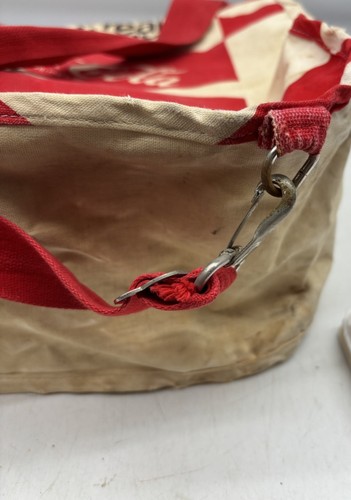Vtg 1972 Coca-Cola Canvas Backpack Bag Advertising Logo "It's The Real Thing - Picture 15 of 15