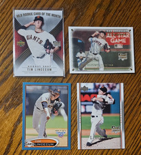 Tim Lincecum -2007 UD Masterpieces RC +Upper Deck +2012 Opening Day Blue #/2012