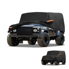 Car Cover Waterproof All Weather W/Reflective straps for Land Rover Defender 110