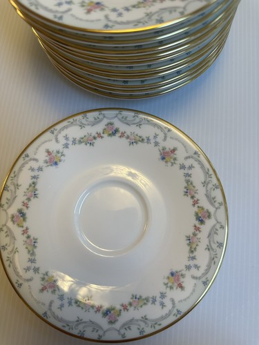 Vintage 1990 Royal Doulton "Candice" H5142 Soucers (ohne Tassen) 6" 11er Set - Bild 3 von 11
