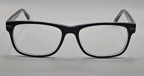 Otis+Grey OG7009 Black Crystal Mens Eyeglasses Frames 54-17-145 No Lenses - Picture 3 of 4