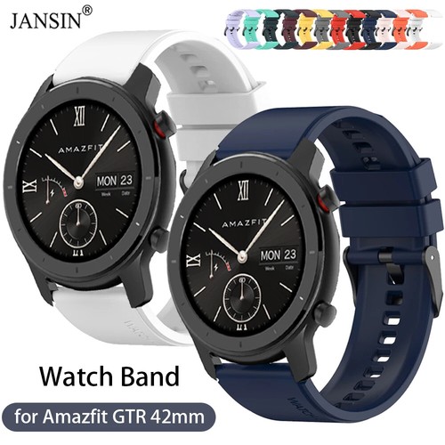 Silikon Uhrenarmband für Amazfit GTR 42mm Strap Armband für Huami Amazfit Uhr - Bild 8 von 36