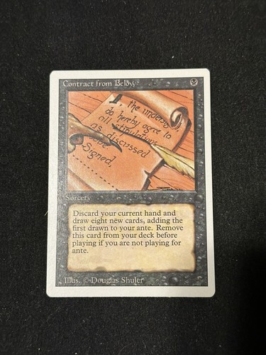 Contract from Below Revised Edition Magic the Gathering MTG Light Play - Picture 1 of 2
