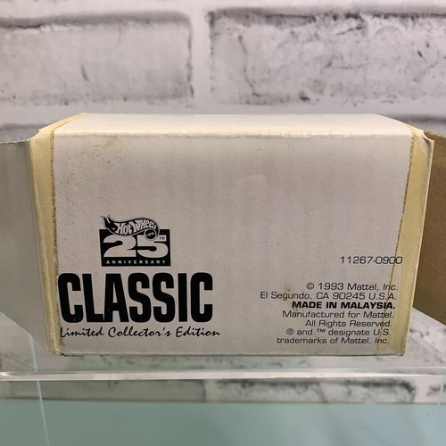 Vintage 1993 Mattel Hot Wheels 25th Anniv. Fat Fender '40 11267 NIP - Picture 3 of 6
