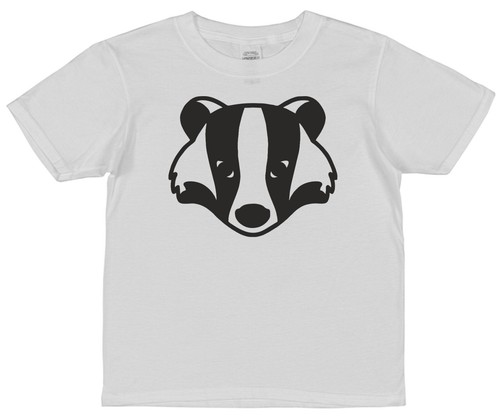 Badger T-Shirt Unisex Family Matching Adult Children Kids Cute Animal Face - Picture 3 of 4
