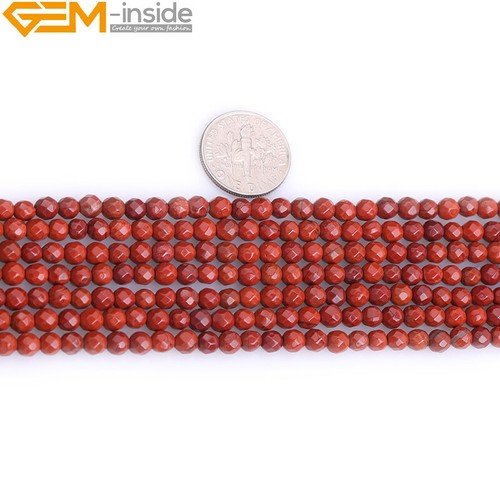Wholesale Red Jasper Beads Faceted Round Natural Strand Diy Jewellery Supplies - Picture 39 of 40