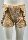 Nicole Miller Girls Shorts New York Floral Yellow Kids Size 5